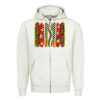 Oatmeal Heather race brushstrokes Zipper Hoodie - AdoDesignShop