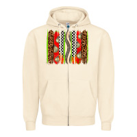 Sandshell race brushstrokes Zipper Hoodie - AdoDesignShop