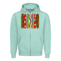 Race Brushstrokes Zipper Hoodie | Teevron