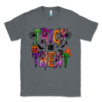 Charcoal Heather trick or treat Classic Tee - RacoonDesign