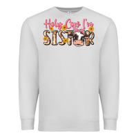 Dove Grey holy cow i'm sister Premium Sweatshirt - MaliasSmallBusiness