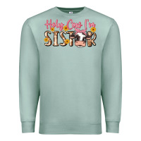Seafoam holy cow i'm sister Premium Sweatshirt - MaliasSmallBusiness