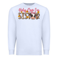 White holy cow i'm sister Premium Sweatshirt - MaliasSmallBusiness