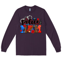 Plum police mom Long Sleeve Tee - AdoDesignShop