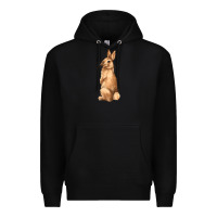 Black Bunny Premium Hoodie - NancyCooperArtShop