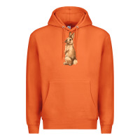 Carrot Bunny Premium Hoodie - NancyCooperArtShop