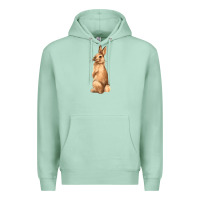 Seafoam Bunny Premium Hoodie - NancyCooperArtShop