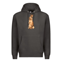 Smoke Bunny Premium Hoodie - NancyCooperArtShop