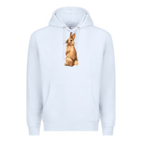White Bunny Premium Hoodie - NancyCooperArtShop