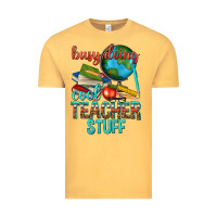 Vintage Mustard busy doing cool teacher stuff Vintage Tee - texasbilliewilder