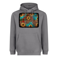 Storm christmas sunflowers and buffalo plaid background Heavyweight Hoodie - Jasminsmagicworld
