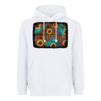 White christmas sunflowers and buffalo plaid background Heavyweight Hoodie - Jasminsmagicworld