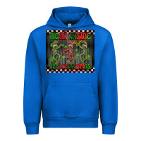 Cobalt dead inside but it's Christmas dancing skeletons Urban Hoodie - BarkalooDesign