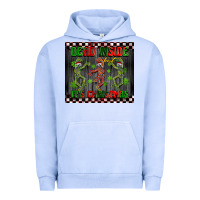 Pigment Grape Ice dead inside but it's Christmas dancing skeletons Urban Hoodie - BarkalooDesign