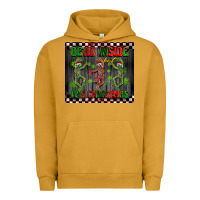 Pigment Peanut Butter dead inside but it's Christmas dancing skeletons Urban Hoodie - BarkalooDesign