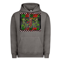 Pigment Tornado dead inside but it's Christmas dancing skeletons Urban Hoodie - BarkalooDesign