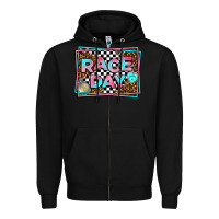 Black race day Zipper Hoodie - AdoDesignShop