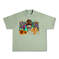 Oil Green mom life with skull Urban Heavy Tee - Zillion Design Studio