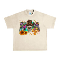 Sandshell mom life with skull Urban Heavy Tee - Zillion Design Studio