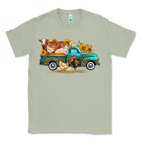 Matcha western farm truck farm animals Classic Tee - FaDigitalArtStudio