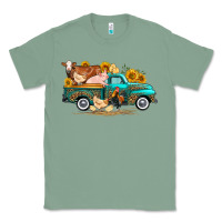Sage western farm truck farm animals Classic Tee - FaDigitalArtStudio