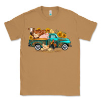Toasted Coconut western farm truck farm animals Classic Tee - FaDigitalArtStudio
