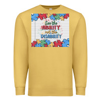 Antique Gold see the ability not the disability Premium Sweatshirt - MaliasSmallBusiness