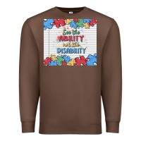 Chestnut see the ability not the disability Premium Sweatshirt - MaliasSmallBusiness
