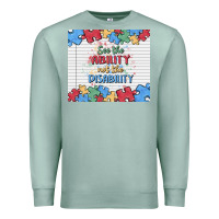 Seafoam see the ability not the disability Premium Sweatshirt - MaliasSmallBusiness