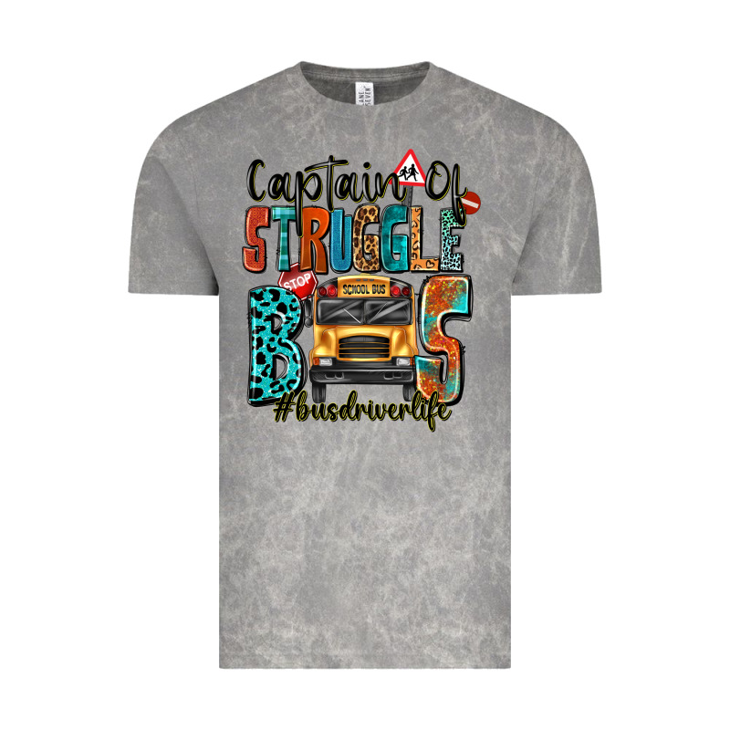 Captain Of Struggle Bus Busdriver Life Vintage Tee by texasbilliewilder | Teevron