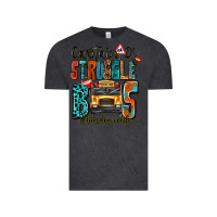 Vintage Black captain of struggle bus busdriver life Vintage Tee - texasbilliewilder
