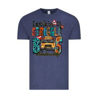 Vintage Denim captain of struggle bus busdriver life Vintage Tee - texasbilliewilder