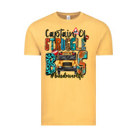 Vintage Mustard captain of struggle bus busdriver life Vintage Tee - texasbilliewilder