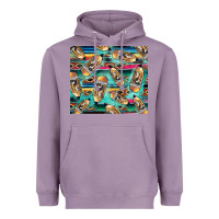 Lavender Western Teacher Pencil Heavyweight Hoodie - LillyAllenDesigns
