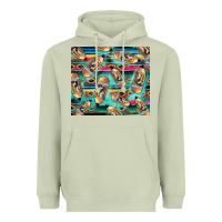 Matcha Western Teacher Pencil Heavyweight Hoodie - LillyAllenDesigns