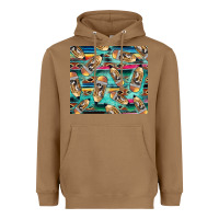 Toasted Coconut Western Teacher Pencil Heavyweight Hoodie - LillyAllenDesigns