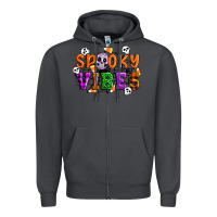 Smoke Spooky vibes Zipper Hoodie - Artiststas