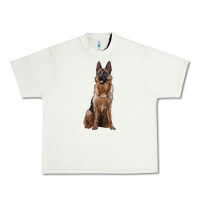 Pistachio german shepherd Urban Heavy Tee - RanaPortraitStore