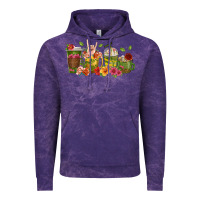 Cloud Purple floral hustler coffee cups Vintage Hoodie - texasbilliewilder
