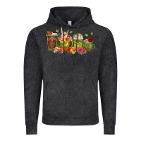 Vintage Black floral hustler coffee cups Vintage Hoodie - texasbilliewilder