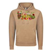 Vintage Coffee floral hustler coffee cups Vintage Hoodie - texasbilliewilder