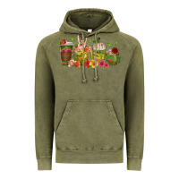 Vintage Olive floral hustler coffee cups Vintage Hoodie - texasbilliewilder