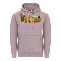 Vintage Zinc floral hustler coffee cups Vintage Hoodie - texasbilliewilder