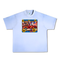 Grape Ice 4th of july truck cow mousepad Urban Heavy Tee - BarkalooDesign