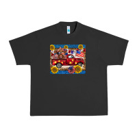 Pigment Black 4th of july truck cow mousepad Urban Heavy Tee - BarkalooDesign