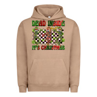 Pigment Burro dead inside but it's christmas dancing skeletons Urban Hoodie - BarkalooDesign