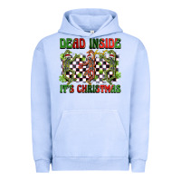 Pigment Grape Ice dead inside but it's christmas dancing skeletons Urban Hoodie - BarkalooDesign