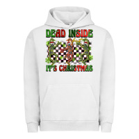 Pigment Lunar Rock dead inside but it's christmas dancing skeletons Urban Hoodie - BarkalooDesign