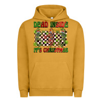 Pigment Peanut Butter dead inside but it's christmas dancing skeletons Urban Hoodie - BarkalooDesign