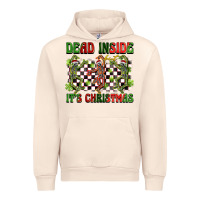 Sandshell dead inside but it's christmas dancing skeletons Urban Hoodie - BarkalooDesign